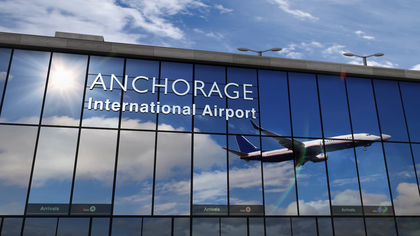 Anchorage International Airport Exterior